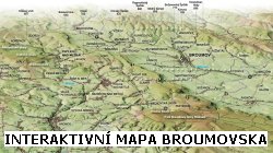 Interaktivni mapa Broumovska