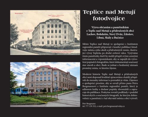 Teplice nad Metují vyzývají pamětníky k spolupráci na publikaci fotodvojic 1