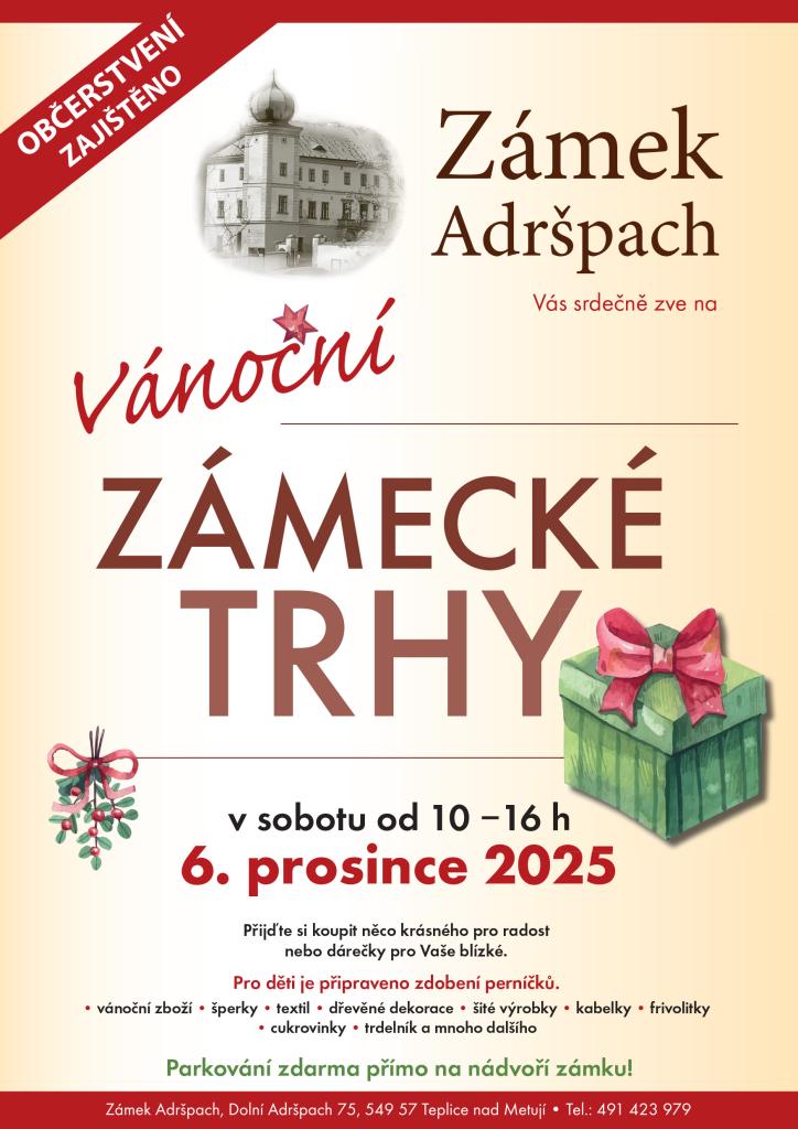 vánoční trh s dekoracemi