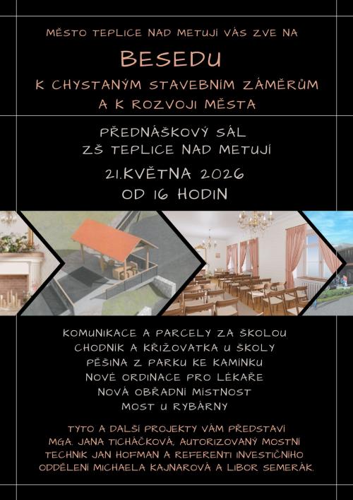 Beseda stavební záměry